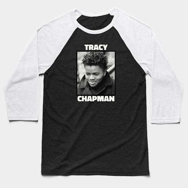 Tracy Chapman Baseball T-Shirt by PlokadStories